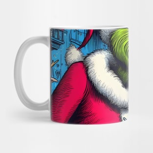 Whimsical Holidays: Grinch-Inspired Artwork and Festive Delights Mug